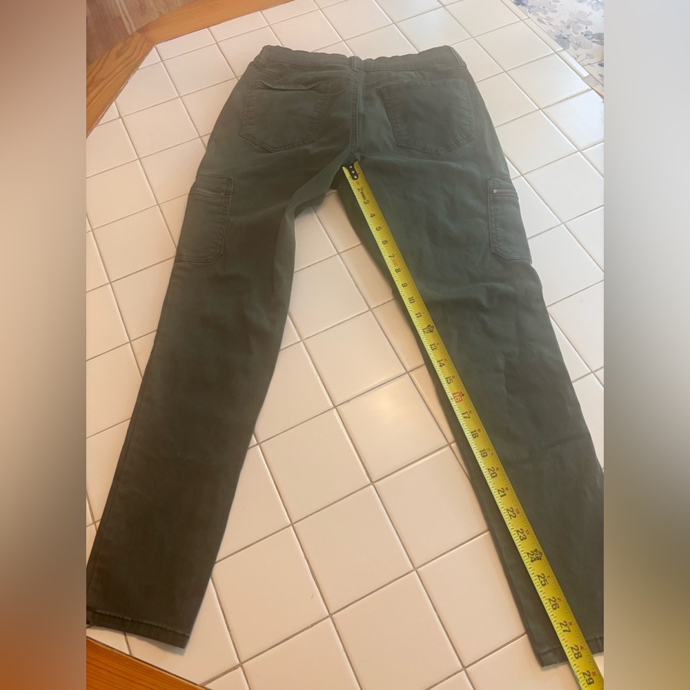 Mudd women’s Skinny Pants cargo green casual classic party comfy work winter - Picture 2 of 10
